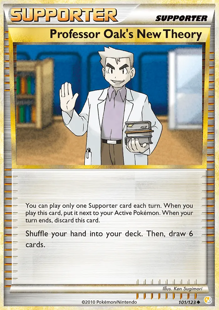 Professor Oak’s New Theory, Pokémon card