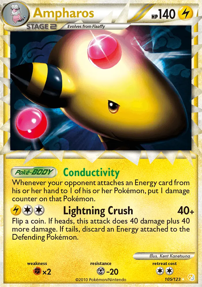 Ampharos, Pokémon card