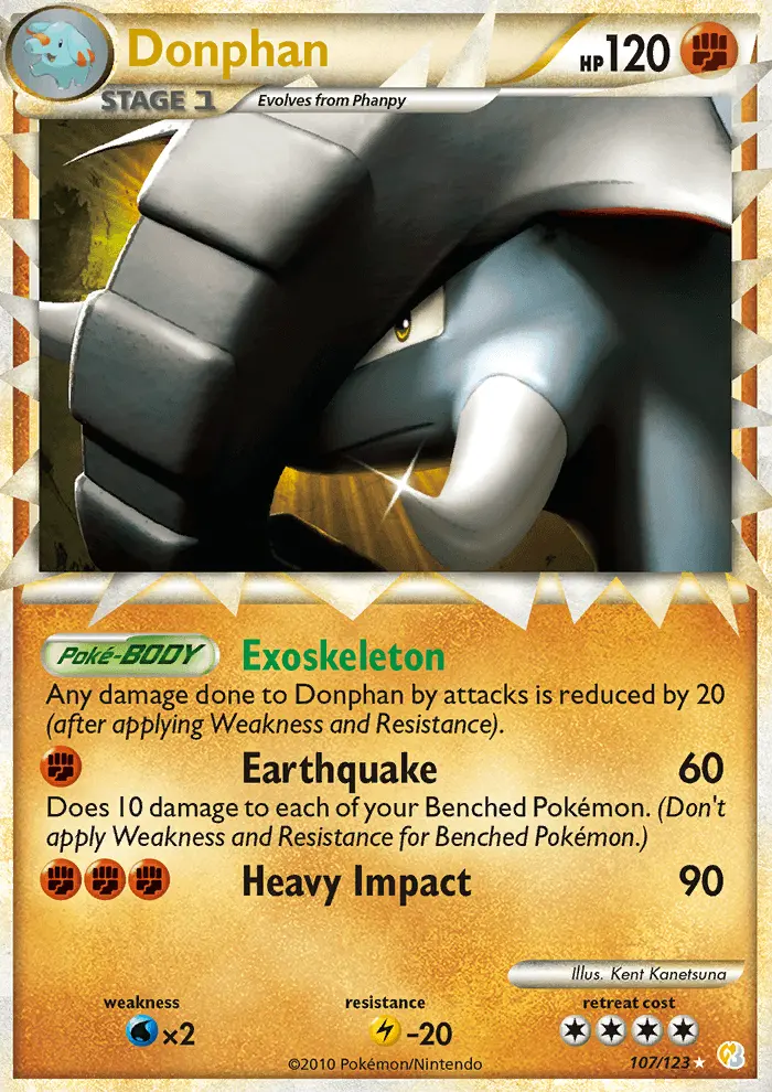 Donphan, Pokémon card