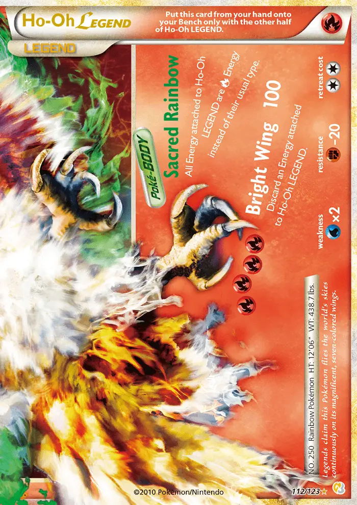 Ho-Oh LEGEND, Pokémon card