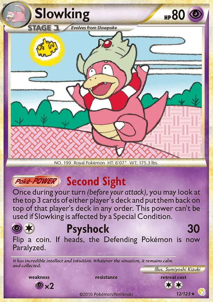 Slowking, Pokémon card