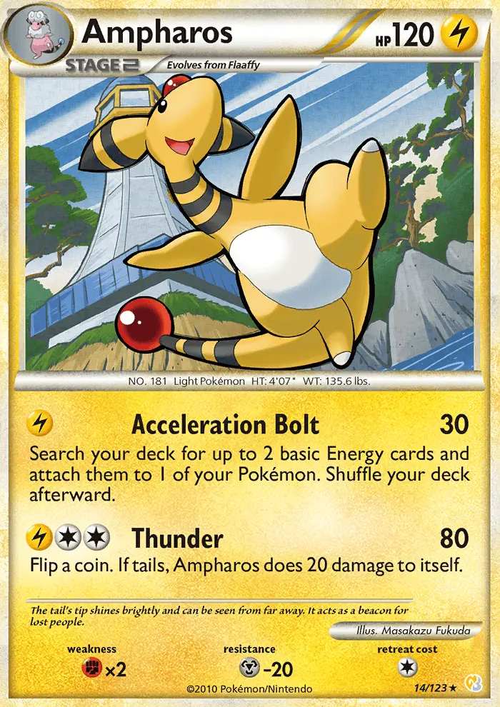 Ampharos, Pokémon card