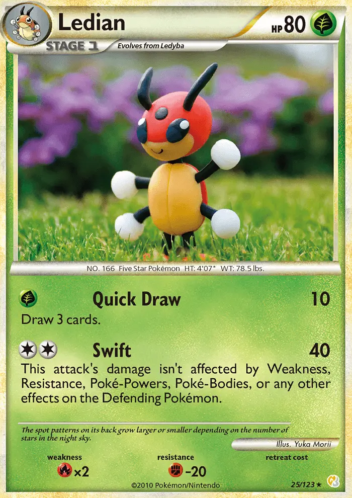 Ledian, Pokémon card