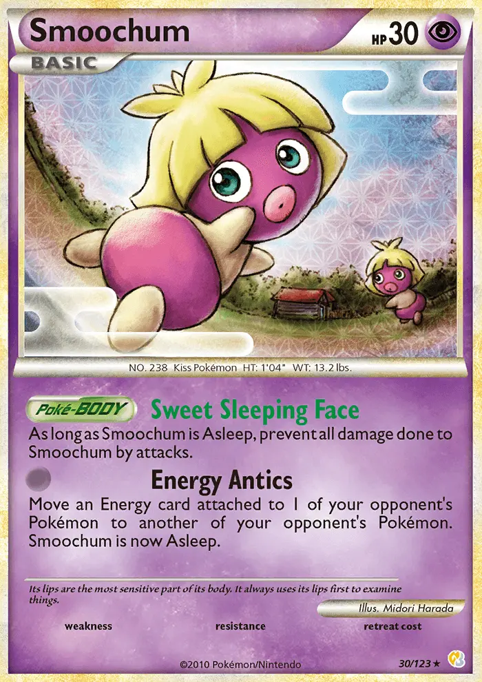 Smoochum, Pokémon card