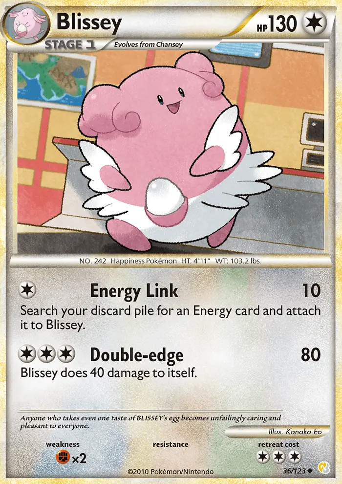 Blissey, Pokémon card