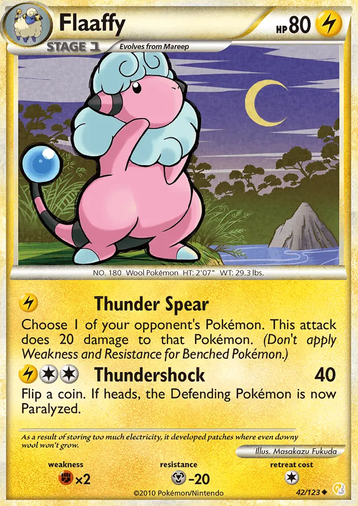 Flaaffy, Pokémon card