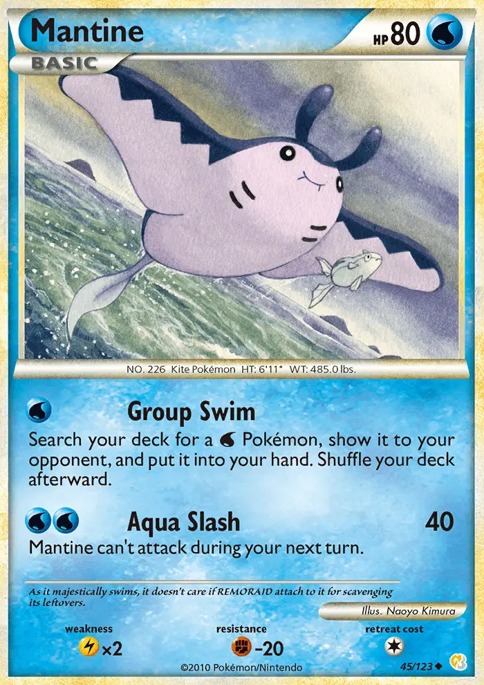 Mantine, Pokémon card