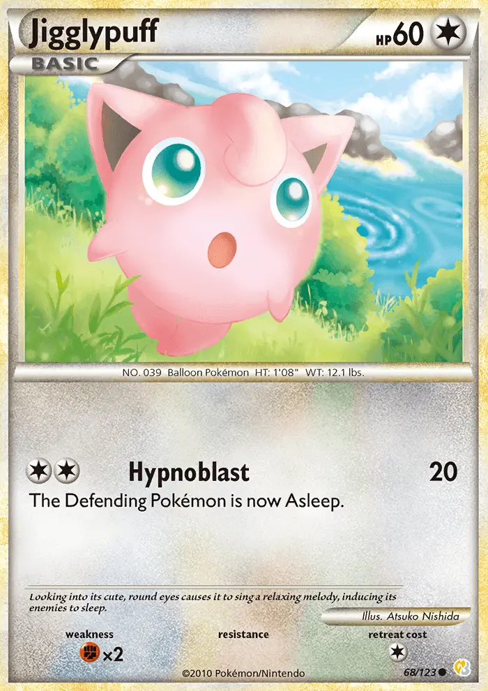 Jigglypuff, Pokémon card