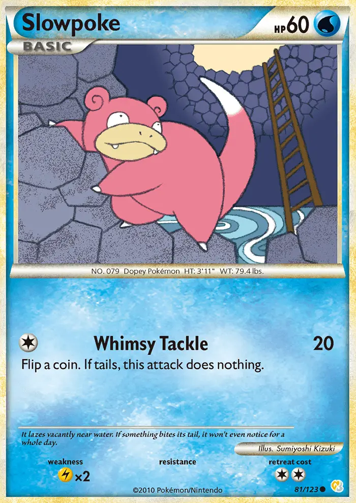 Slowpoke, Pokémon card