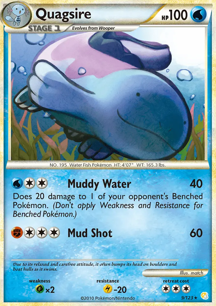 Quagsire, Pokémon card