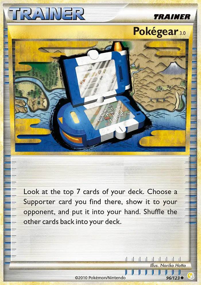 Pokégear3.0, Pokémon card