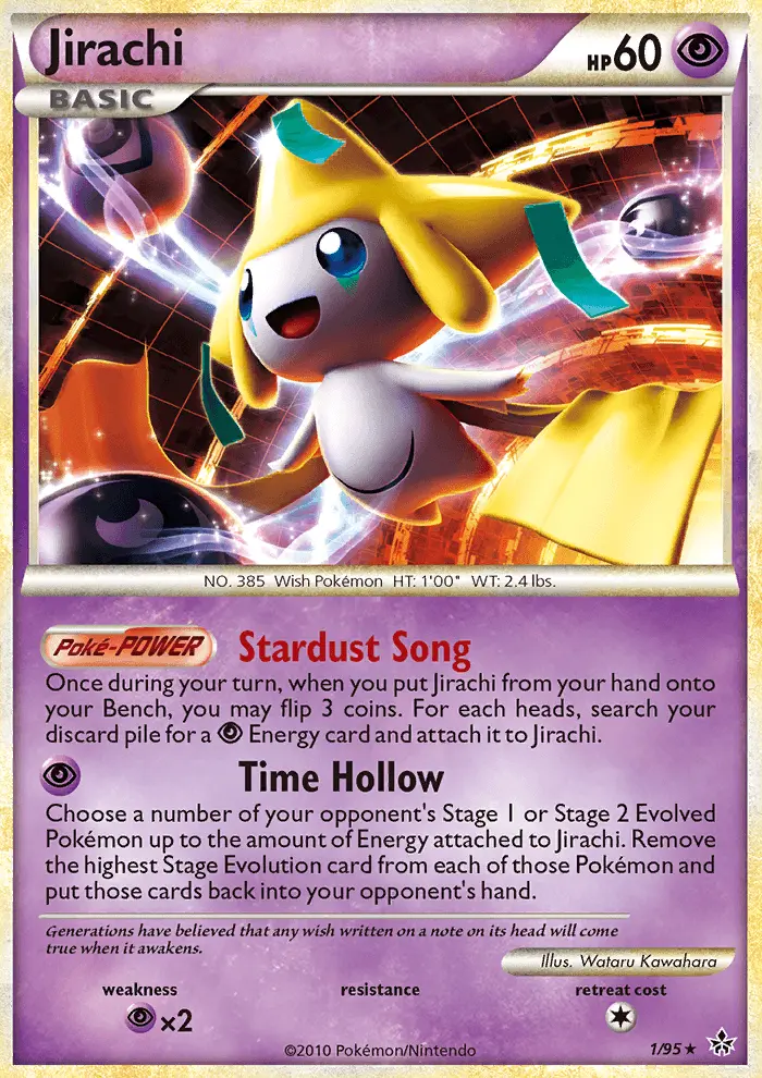 Jirachi, Pokémon card