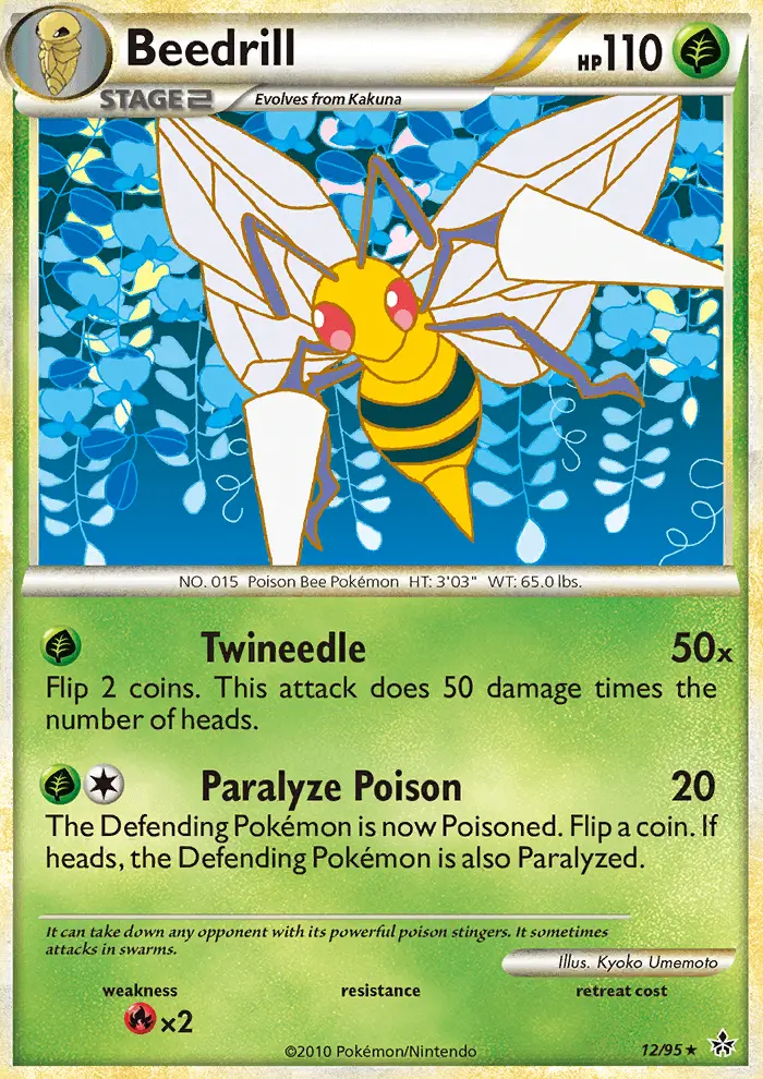 Beedrill, Pokémon card