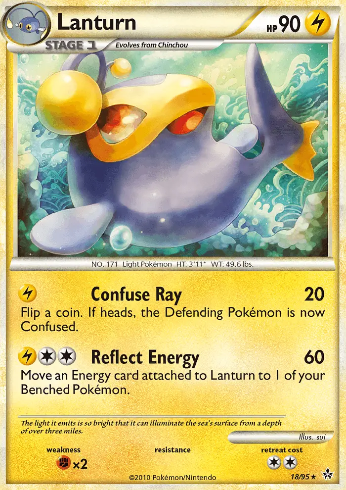 Lanturn, Pokémon card