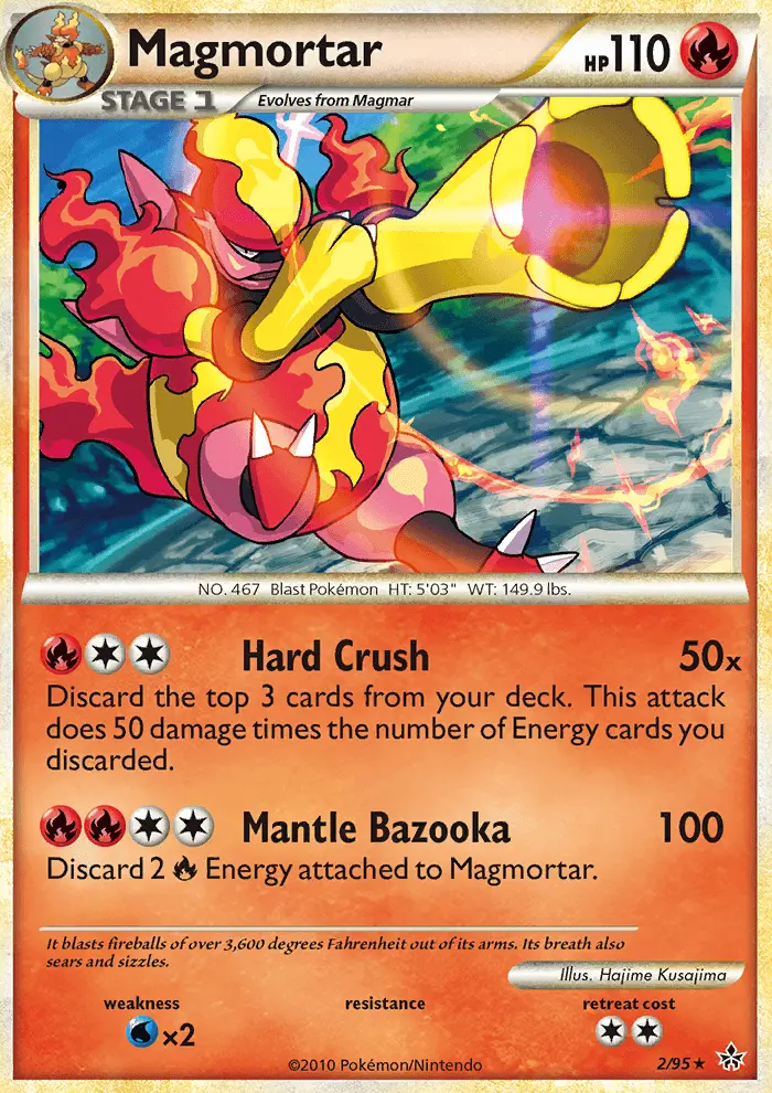 Magmortar, Pokémon card