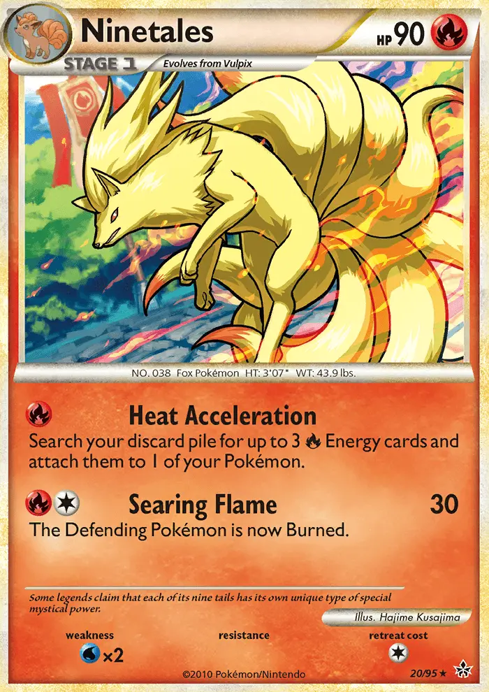Ninetales, Pokémon card