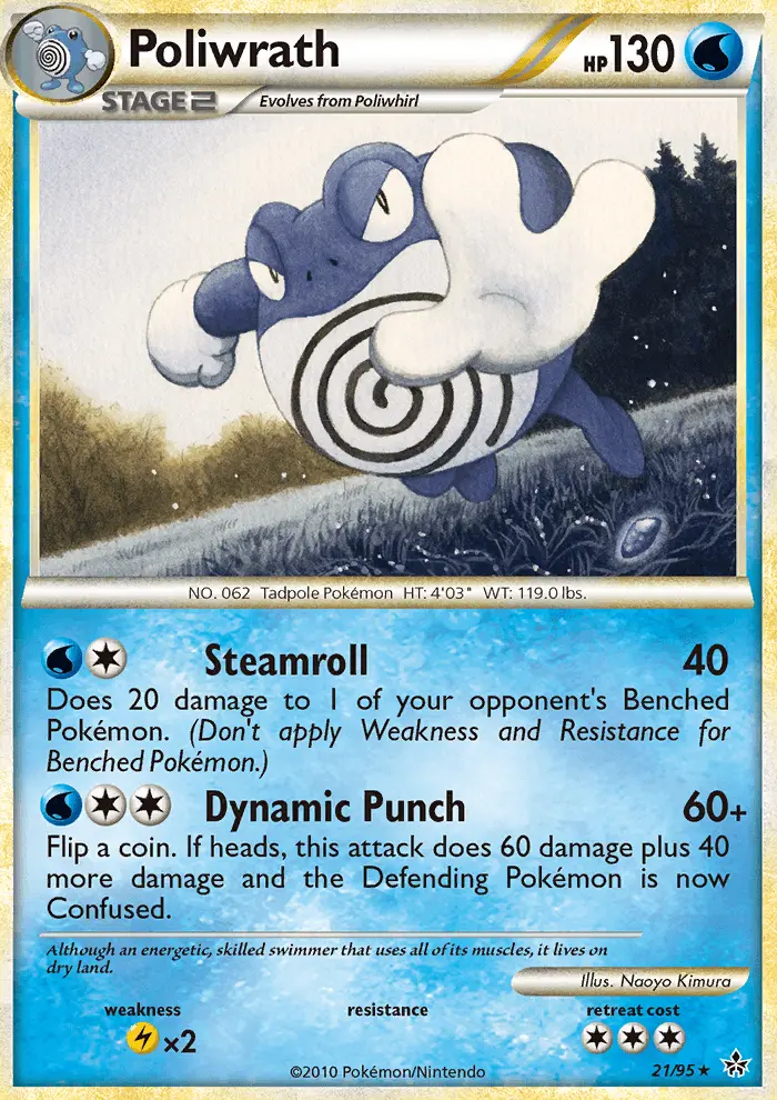 Poliwrath, Pokémon card