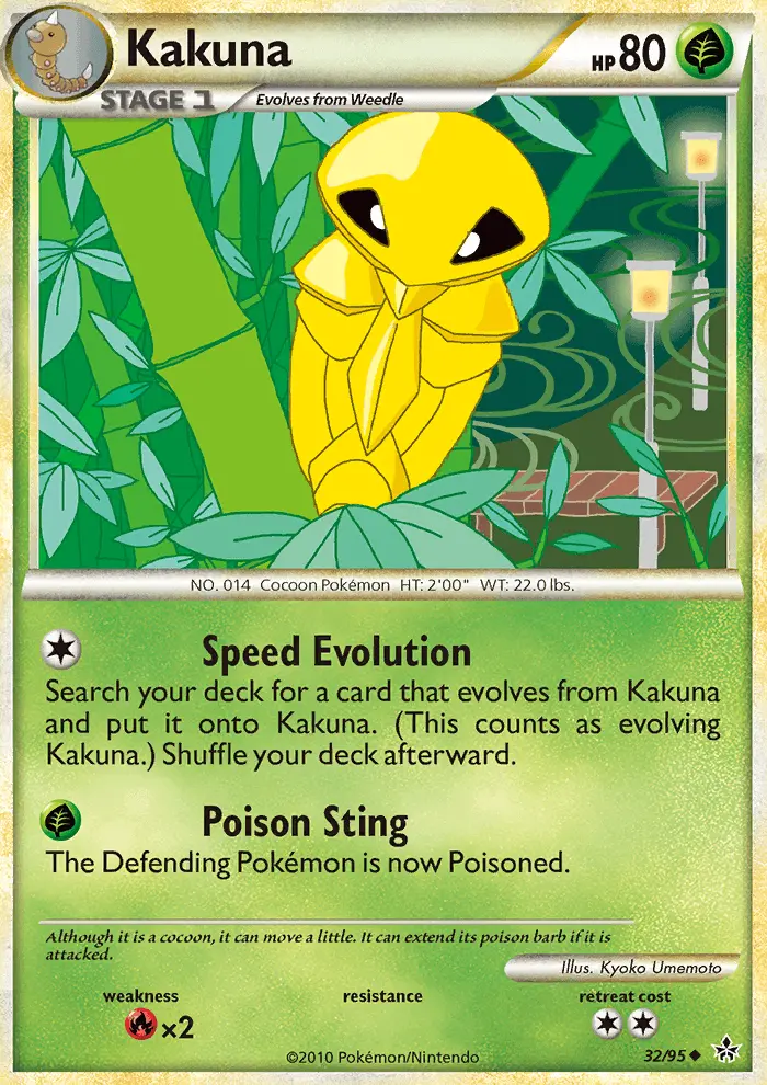 Kakuna, Pokémon card
