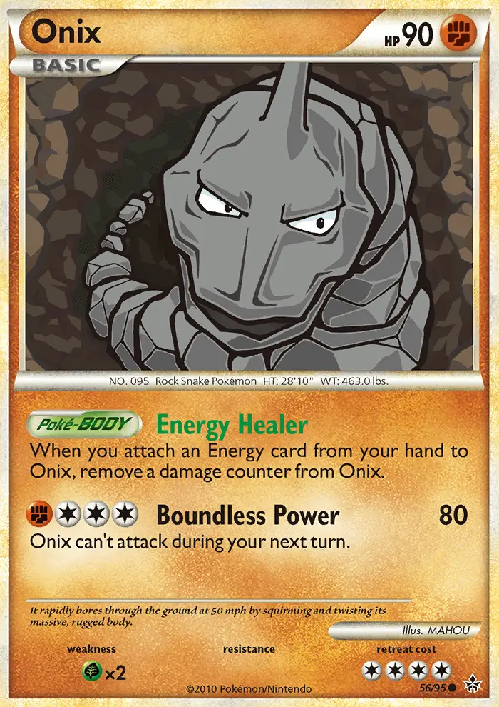 Onix, Pokémon card