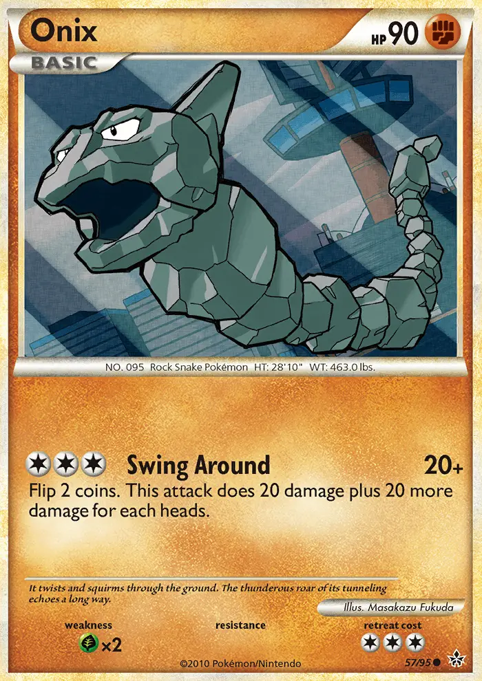 Onix, Pokémon card
