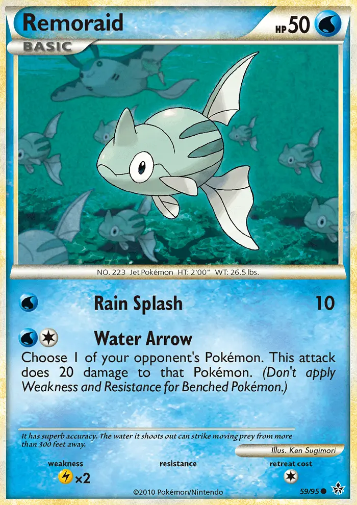 Remoraid, Pokémon card
