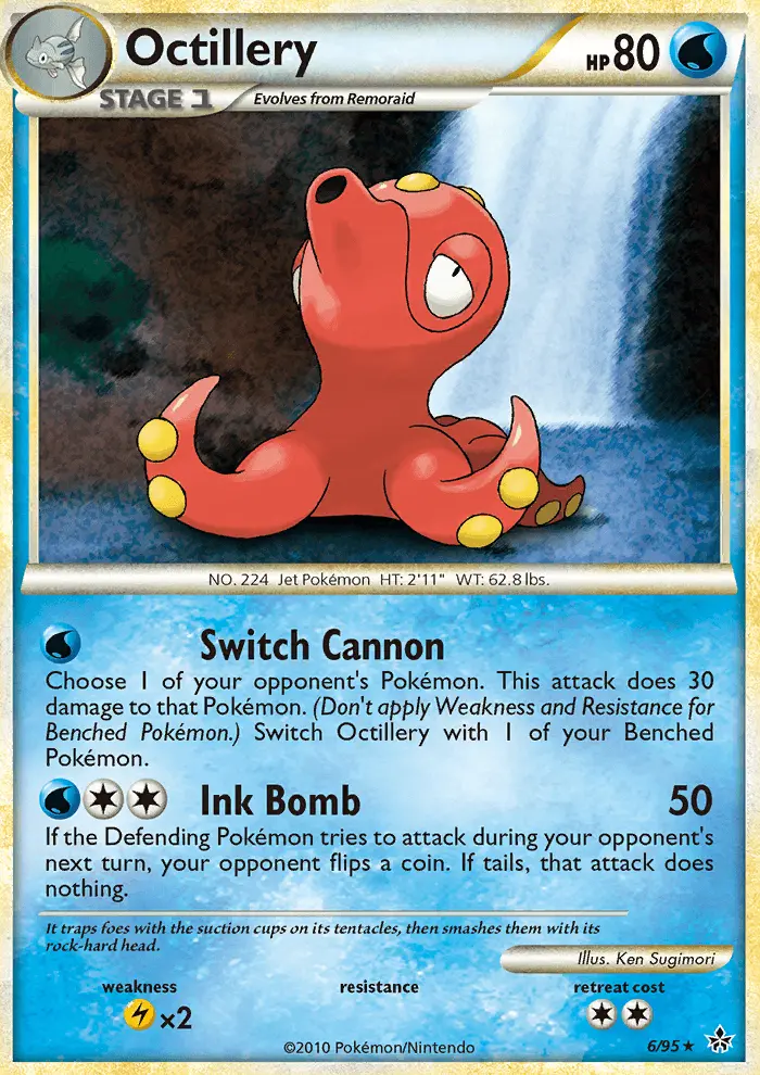 Octillery, Pokémon card