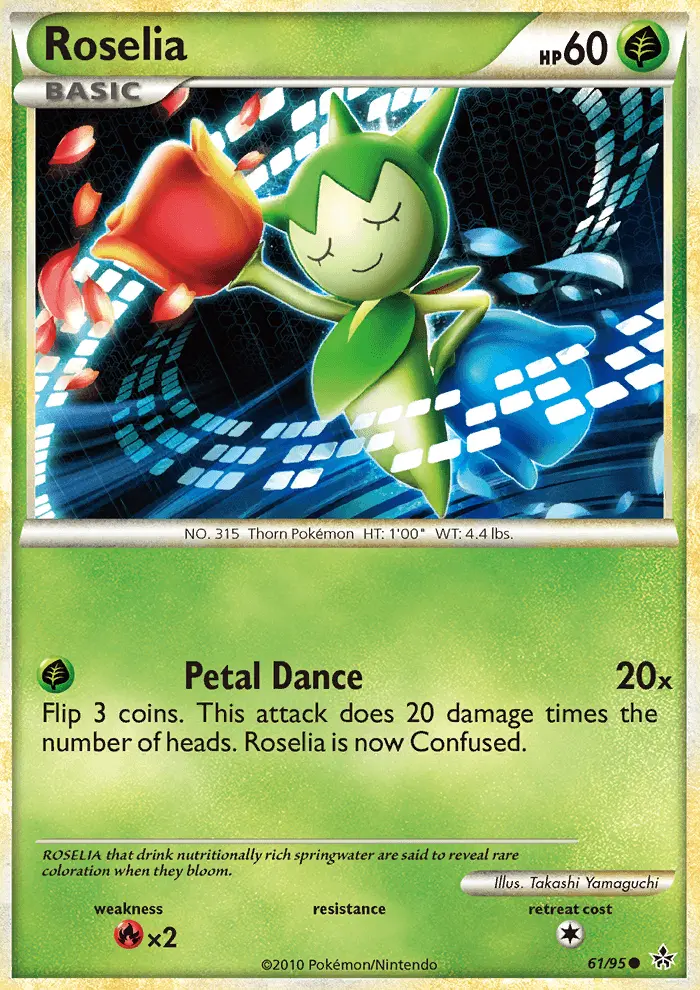 Roselia, Pokémon card
