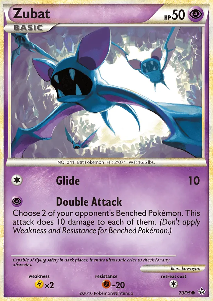 Zubat, Pokémon card