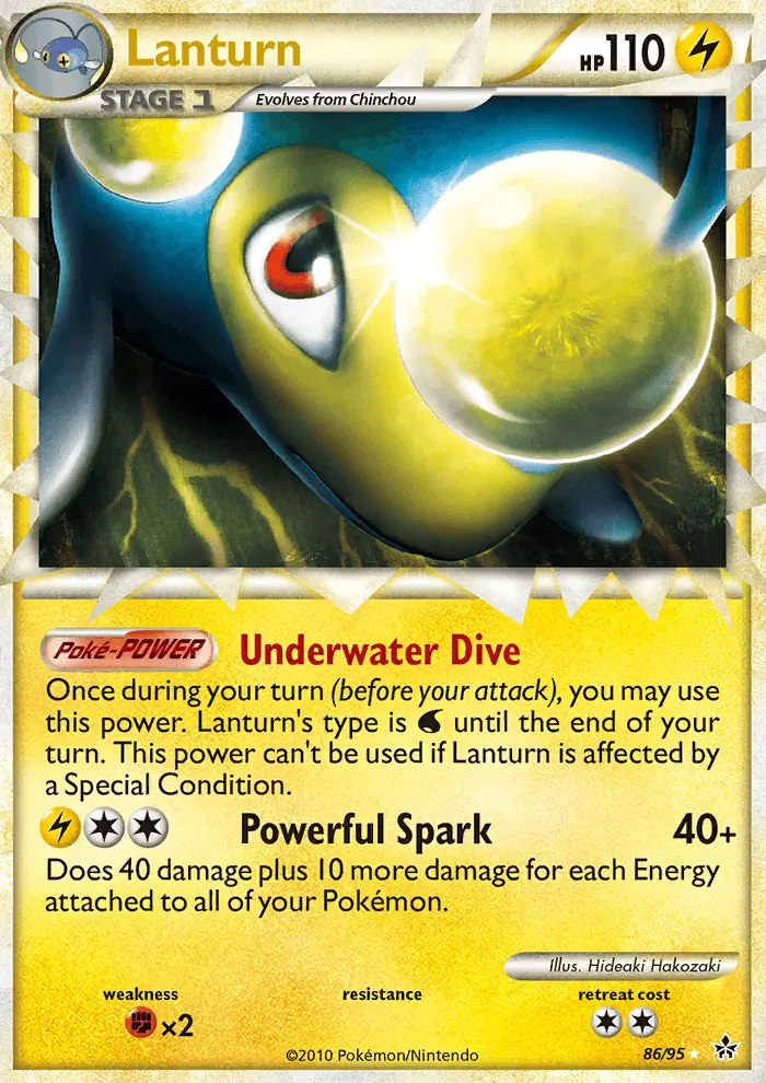 Lanturn, Pokémon card