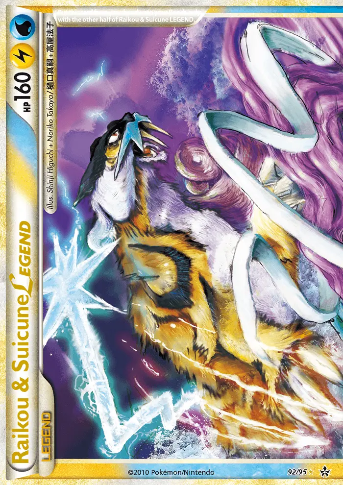 Raikou & Suicune LEGEND, Pokémon card