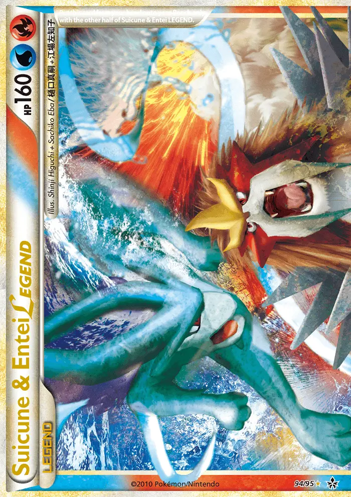 Suicune & Entei LEGEND, Pokémon card