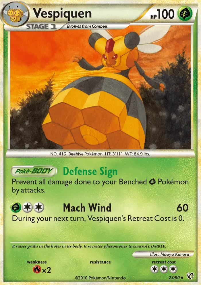 Vespiquen, Pokémon card