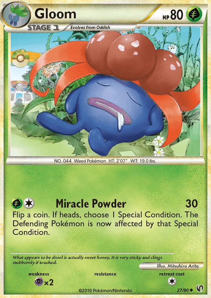 Gloom, Pokémon card