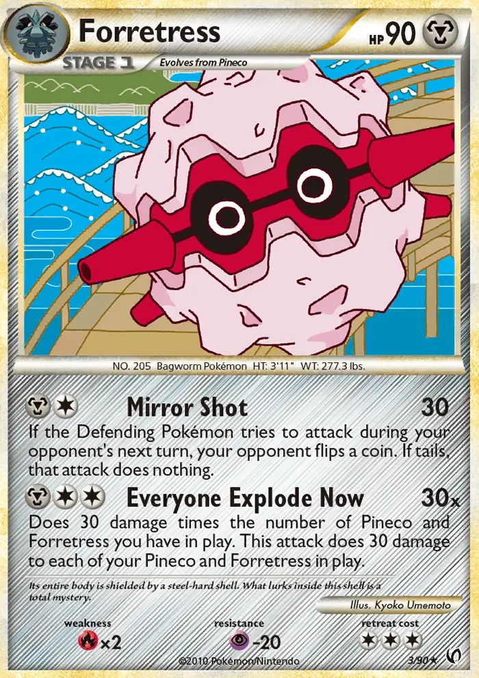 Forretress, Pokémon card