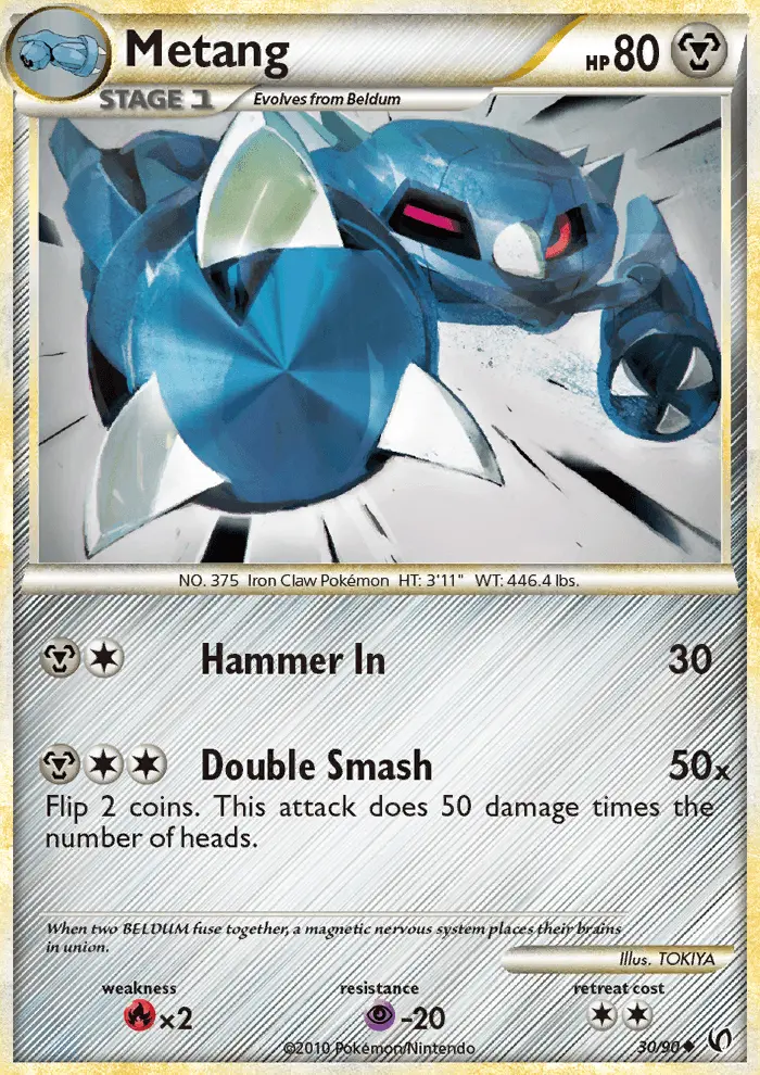 Metang, Pokémon card