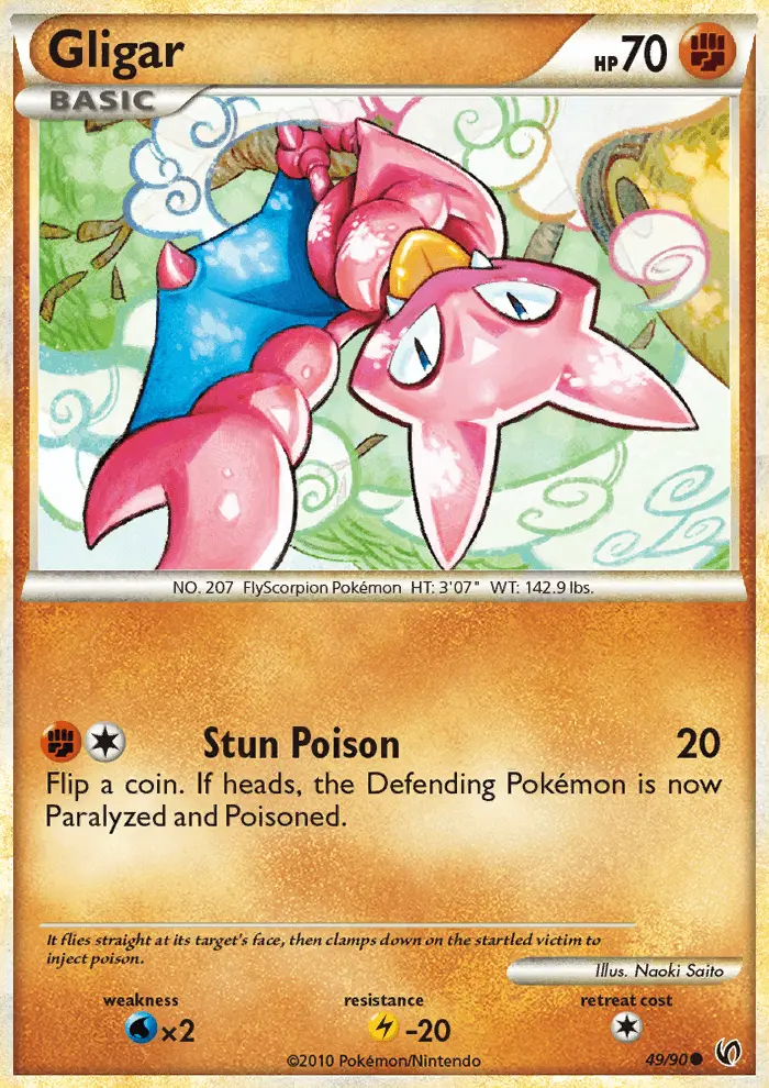 Gligar, Pokémon card