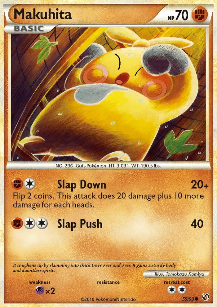 Makuhita, Pokémon card