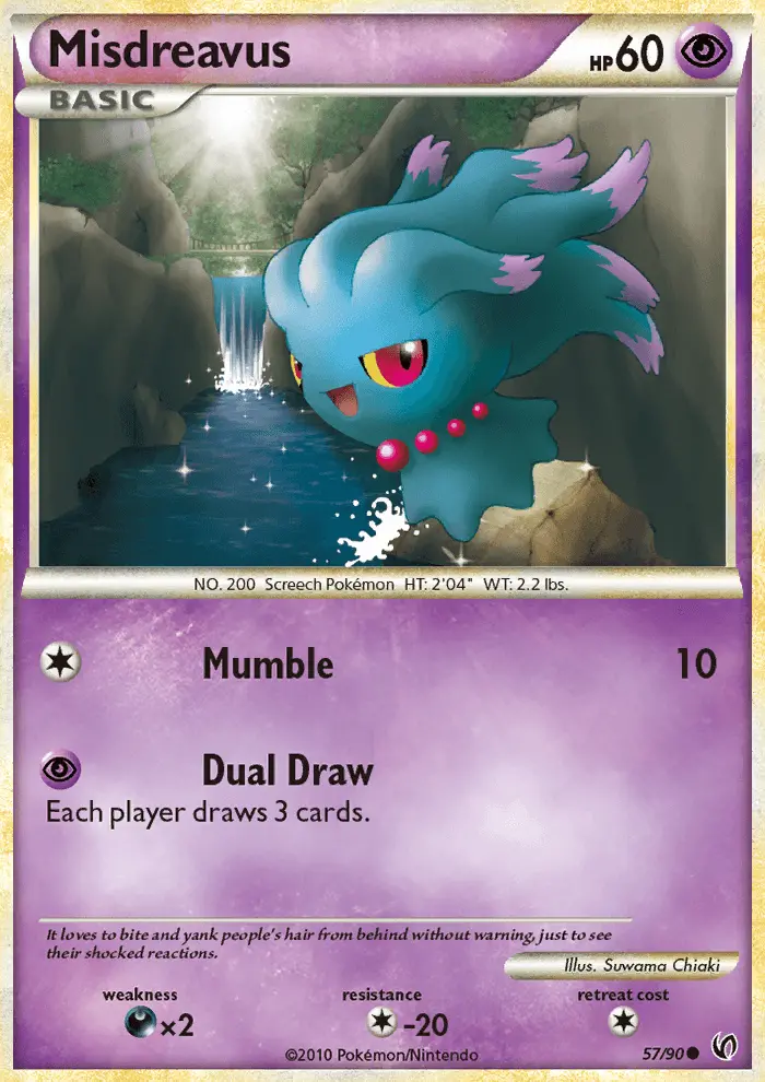 Misdreavus, Pokémon card
