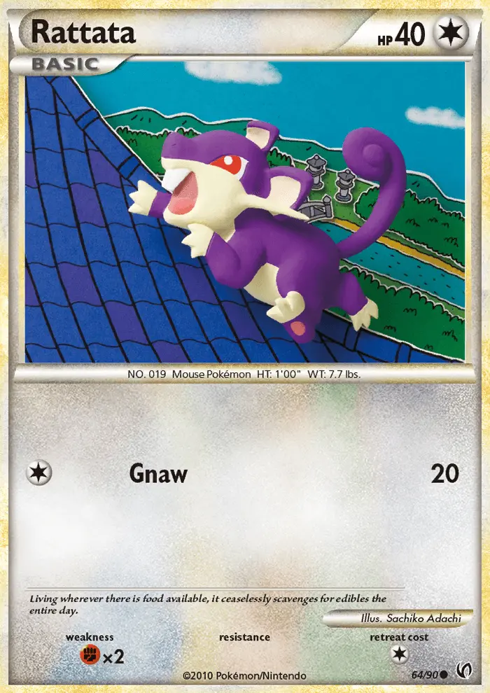 Rattata, Pokémon card