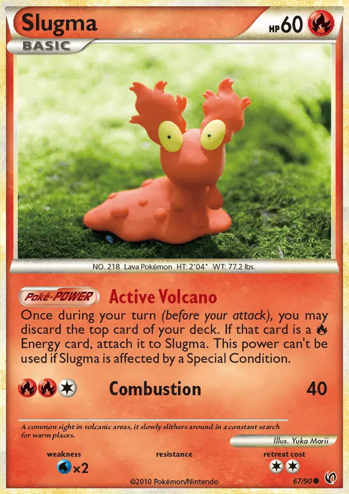 Slugma, Pokémon card