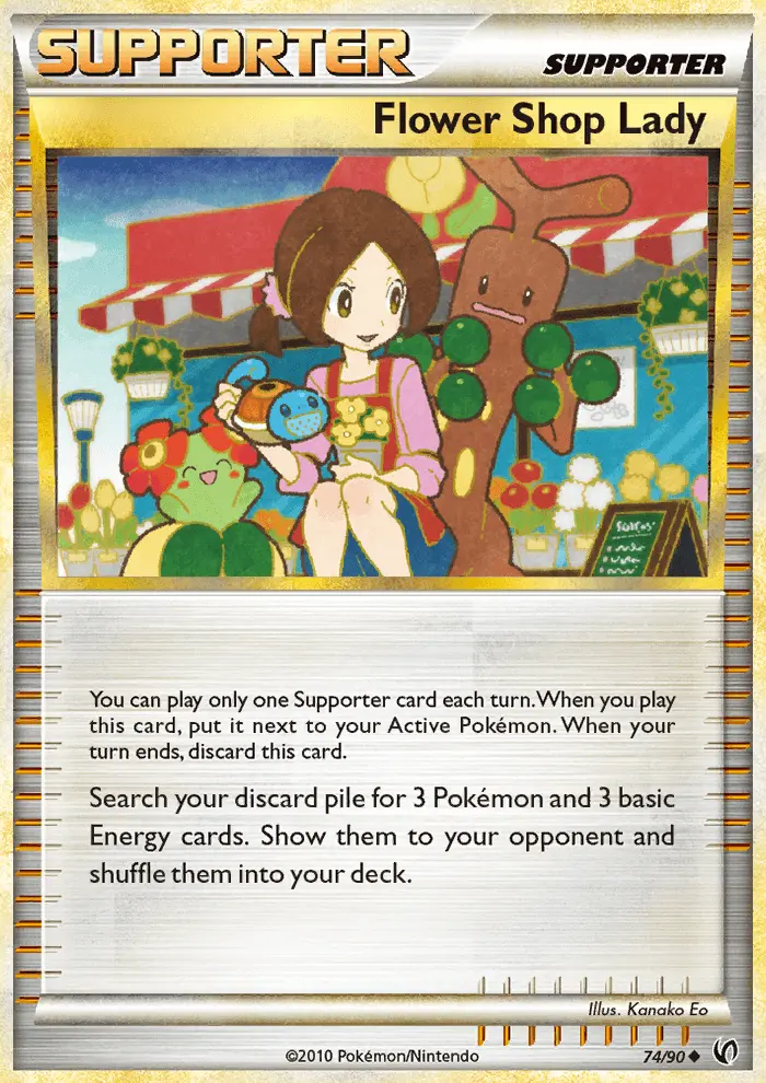 Flower Shop Lady, Pokémon card