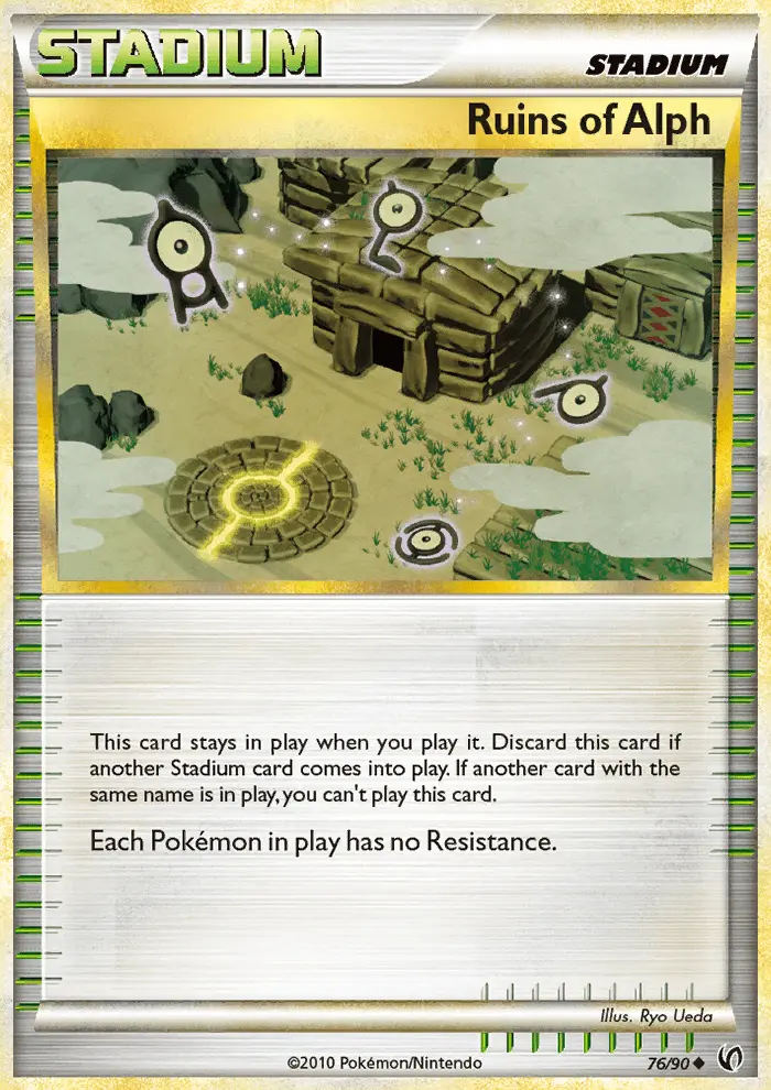 Ruins of Alph, Pokémon card