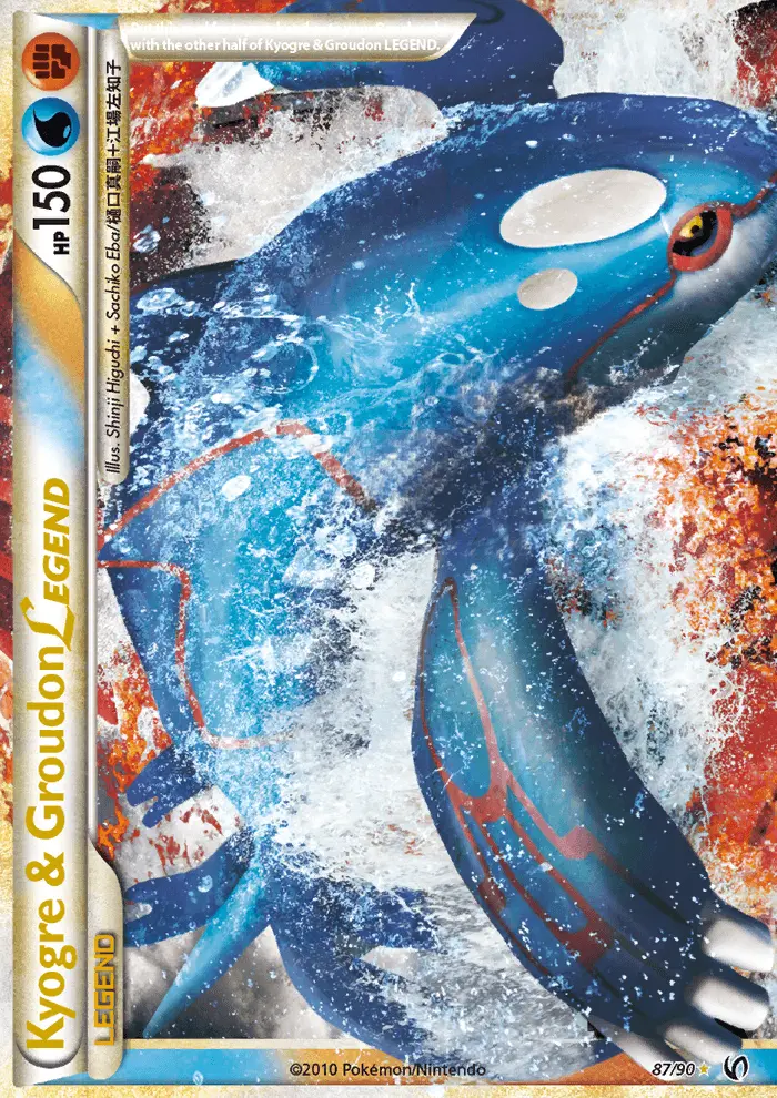 Kyogre & Groudon LEGEND, Pokémon card