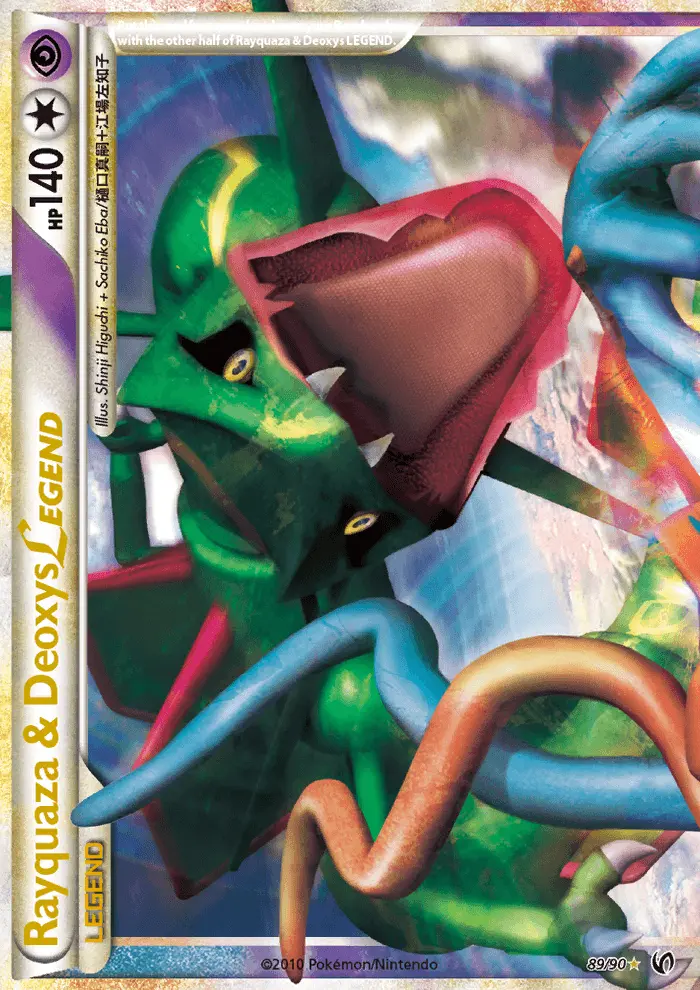 Rayquaza & Deoxys LEGEND, Pokémon card
