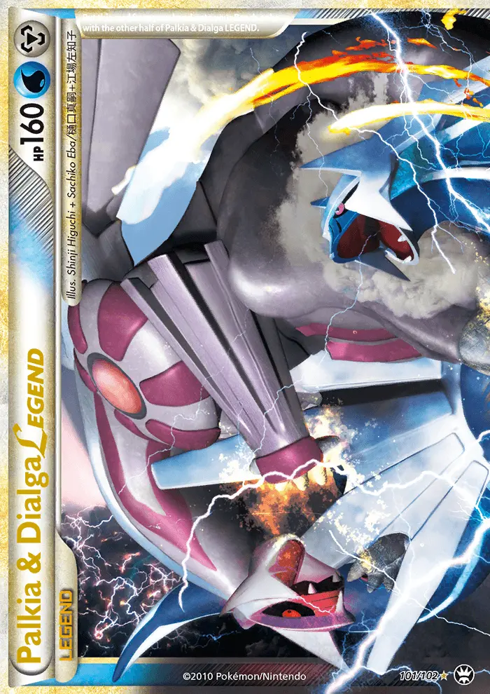 Palkia & Dialga LEGEND, Pokémon card