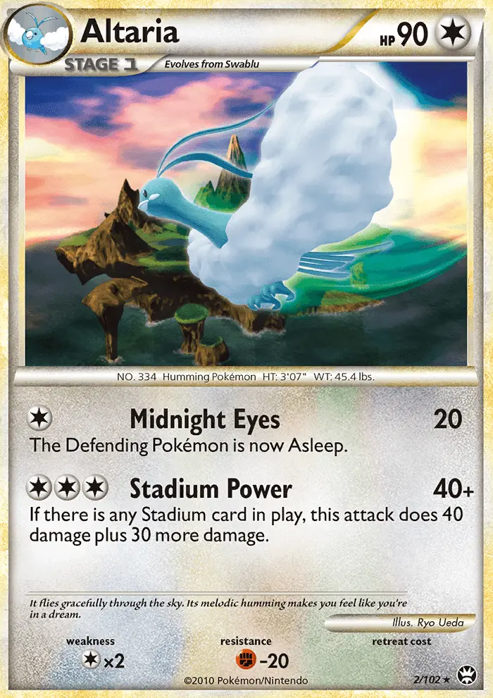 Altaria, Pokémon card
