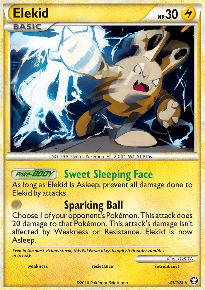 Elekid, Pokémon card
