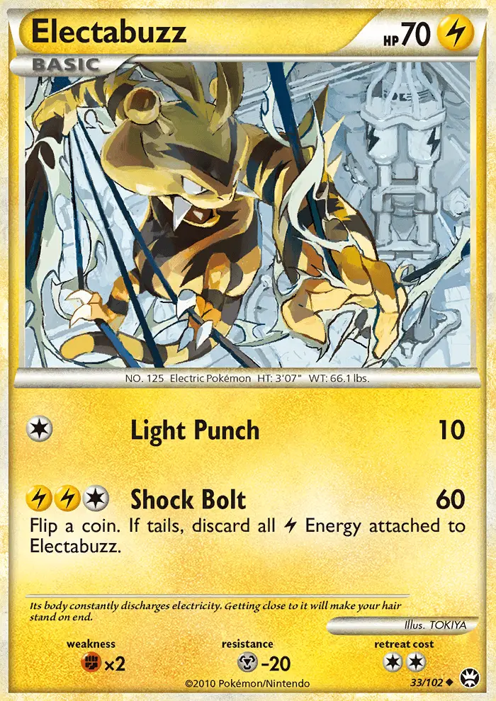 Electabuzz, Pokémon card