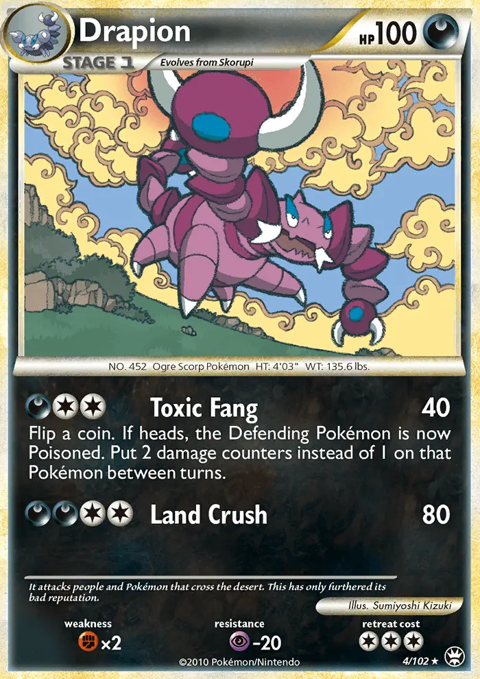 Drapion, Pokémon card