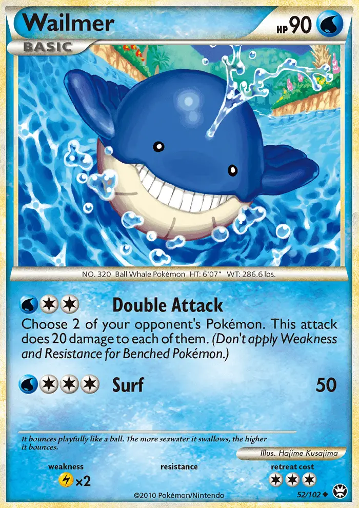 Wailmer, Pokémon card